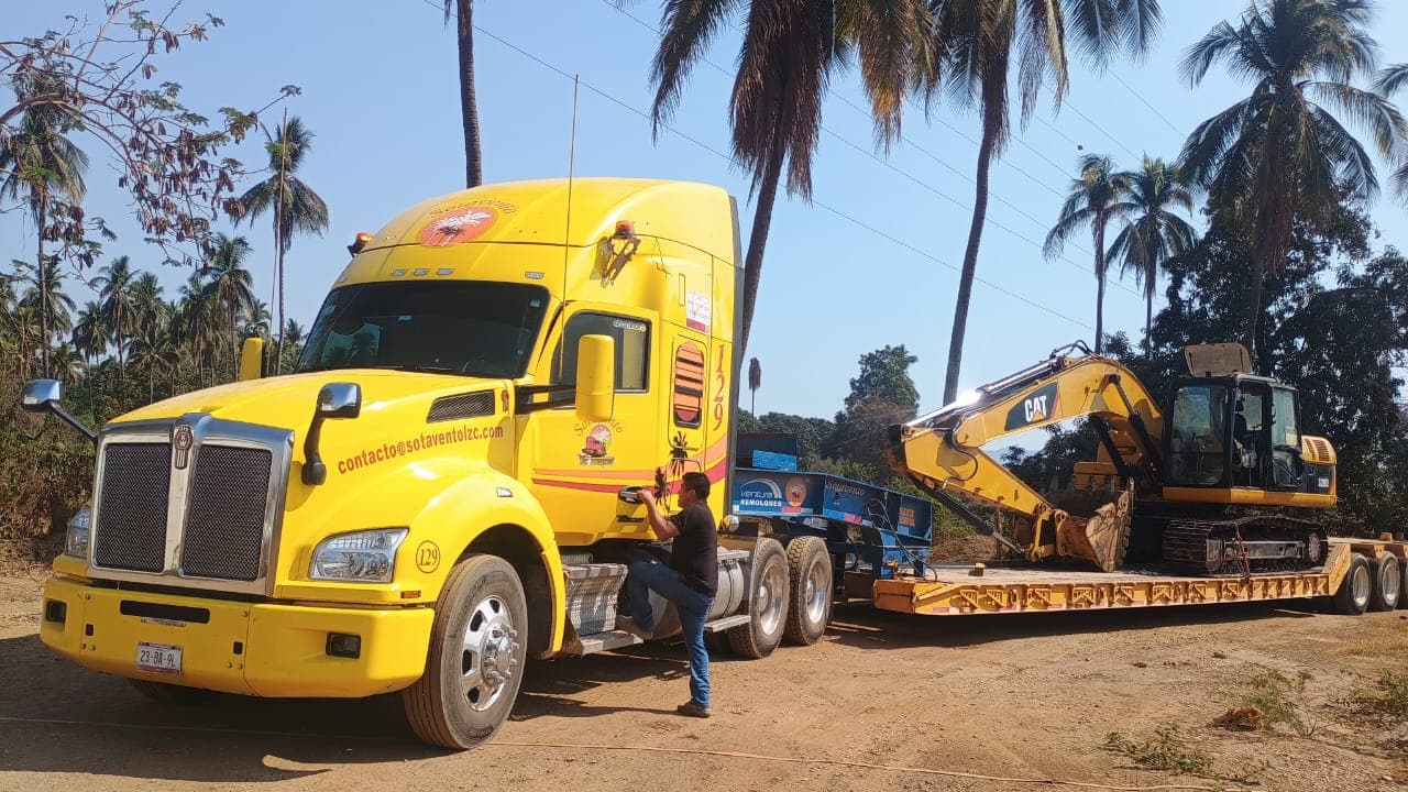 Transporte Lowboy 4